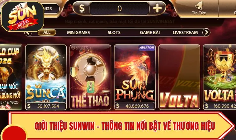 Giới Thiệu SUNWIN 1 Giới thiệu SUNWIN - thông tin nổi bật về thương hiệu