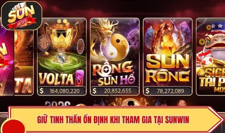 Chơi Có Trách Nhiệm SUNWIN 3 Giữ tinh thần ổn định khi tham gia tại SUNWIN