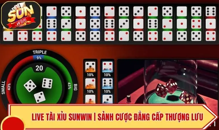 Live Tài Xỉu SUNWIN | Sảnh Cược Đẳng Cấp Thượng Lưu 1 Live Tài Xỉu SUNWIN | Sảnh Cược Đẳng Cấp Thượng Lưu