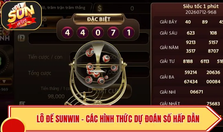 Lô Đề SUNWIN – Tổng Hợp Các Hình Thức Dự Đoán Số 1 Lô Đề SUNWIN – Tổng Hợp Các Hình Thức Dự Đoán Số Phổ Biến