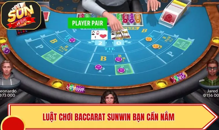 Luật chơi Baccarat SUNWIN bạn cần nắm