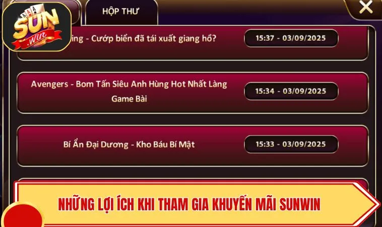 Khuyến Mãi SUNWIN 2 Những lợi ích khi tham gia khuyến mãi tại SUNWIN